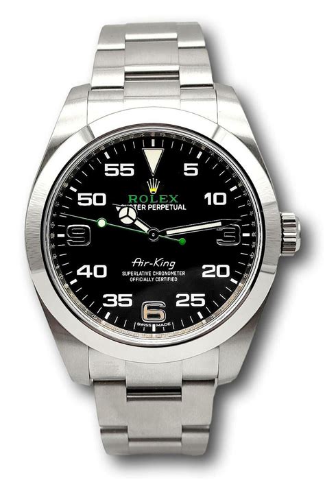 rolex airking stainless steel|Rolex airking price.